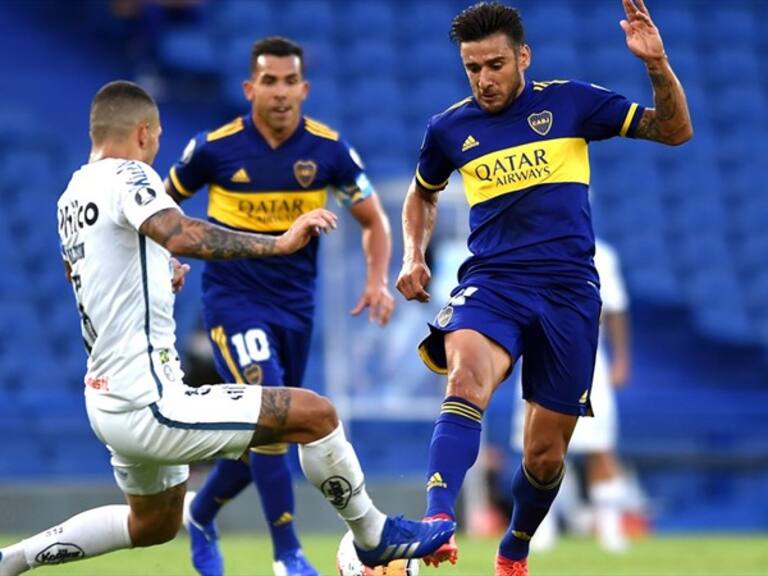 Boca Juniors vs Santos. Foto: GettyImages