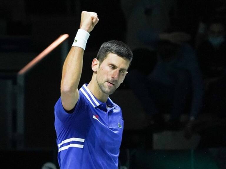 Nole estuvo 6 días retenido por no estar vacunado. Foto: getty