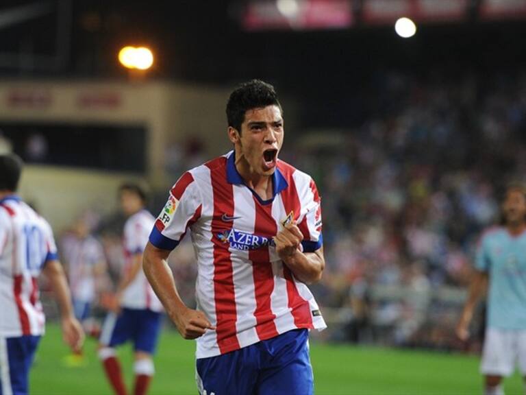 Raúl Jiménez con el Atlético de Madrid . Foto: Getty Images