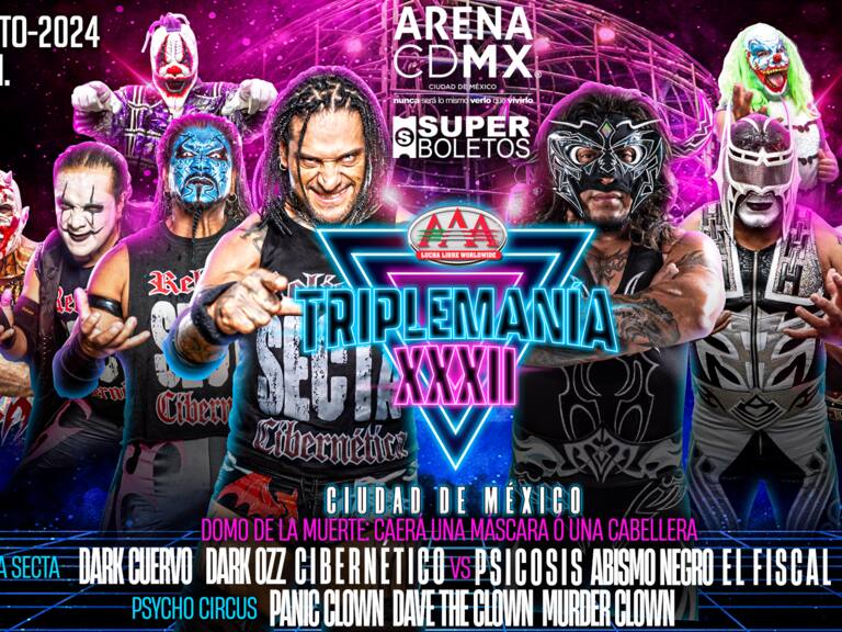 Triplemania XXXII en CDMX: EN VIVO, dónde, cuándo y a qué hora es el evento de la Lucha Libre AAA