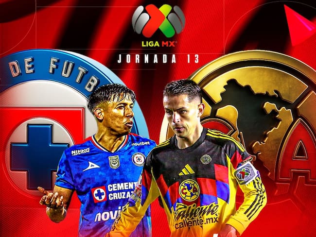 Cruz Azul vs América: EN VIVO, dónde, cuándo y a qué hora ver el Clásico Joven de la Jornada 13 del Apertura 2025 Liga MX