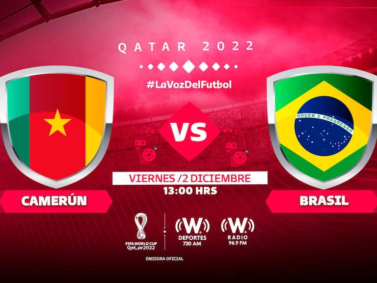 Camerún vs Brasil