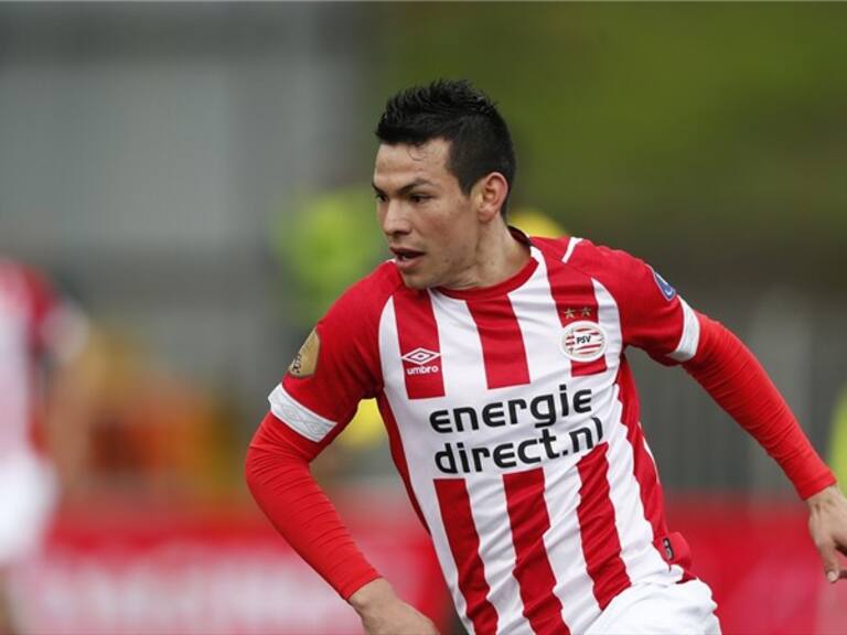 Hirving Lozano con el PSV . Foto: Getty Images