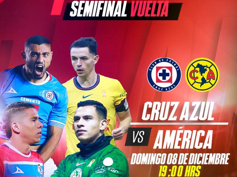 Cruz Azul vs América: EN VIVO, dónde, cuándo y a qué hora ver la Semifinal de vuelta