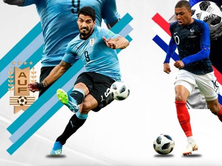 Uruguay vs Francia . Foto: W Deportes