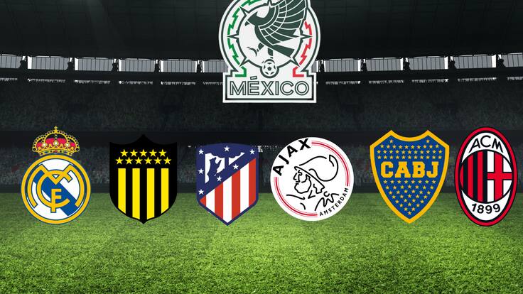 Selección Mexicana, ¿A que clubes se ha enfrentado? Antes de jugar contra  selecciones, ¡Te contamos todo!