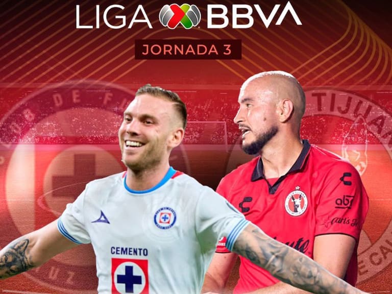 Cruz Azul vs Xolos: EN VIVO, dónde, cuándo y a qué hora ver el juego de la Jornada 3 del Apertura 2024