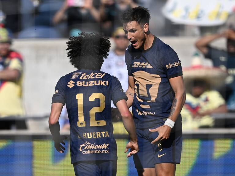 Dinenno y Huerta se encargaron de darle la victoria Pumas en el Clásico Capitalino amistoso