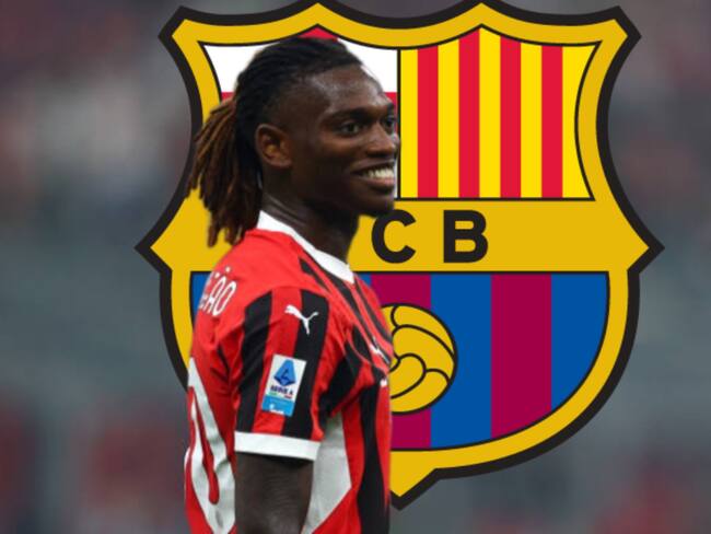 Rafael Leao en la mira del Barcelona como alternativa a Nico Williams