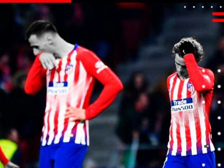 Atlético de Madrid fue eliminado. Foto: W Deportes