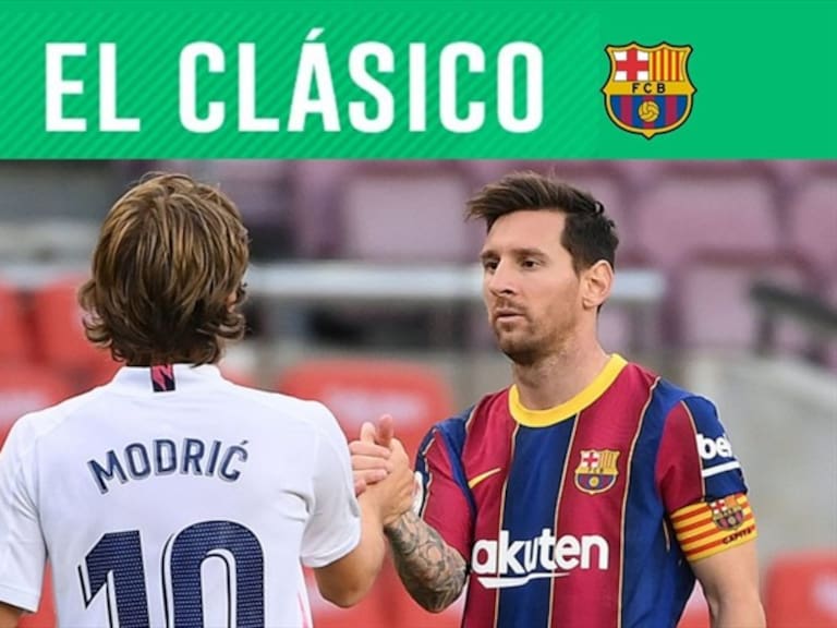 Modric y Messi Real Madrid vs Barcelona. Foto: Getty Images