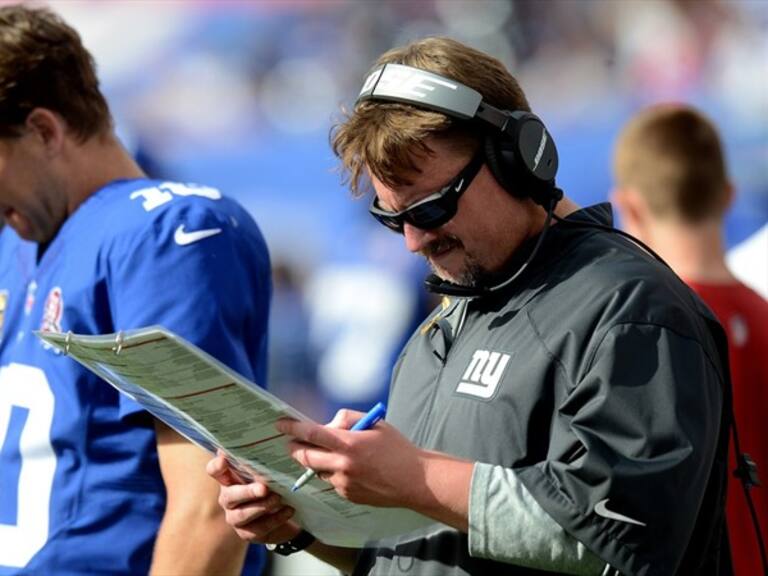 Ben McAdoo y Ely Manning. Foto: Getty Images