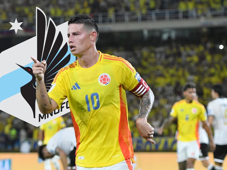 James Rodríguez a una firma de fichar con el Minnesota United de la MLS