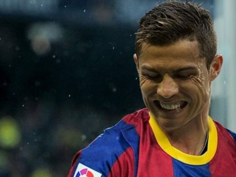 Medios en España hablan ya de una posibilidad de ver a CR7 de culé. Foto: twitter