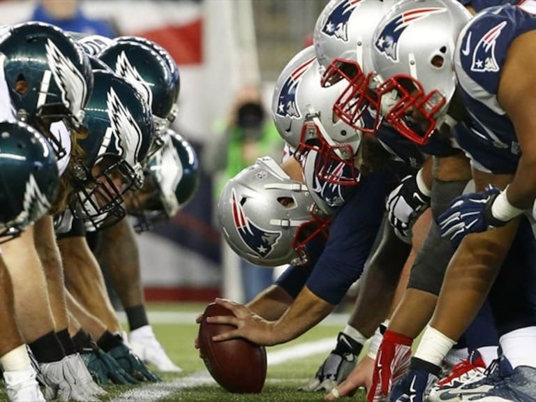 Eagles vs Patriots. Foto: Twitter