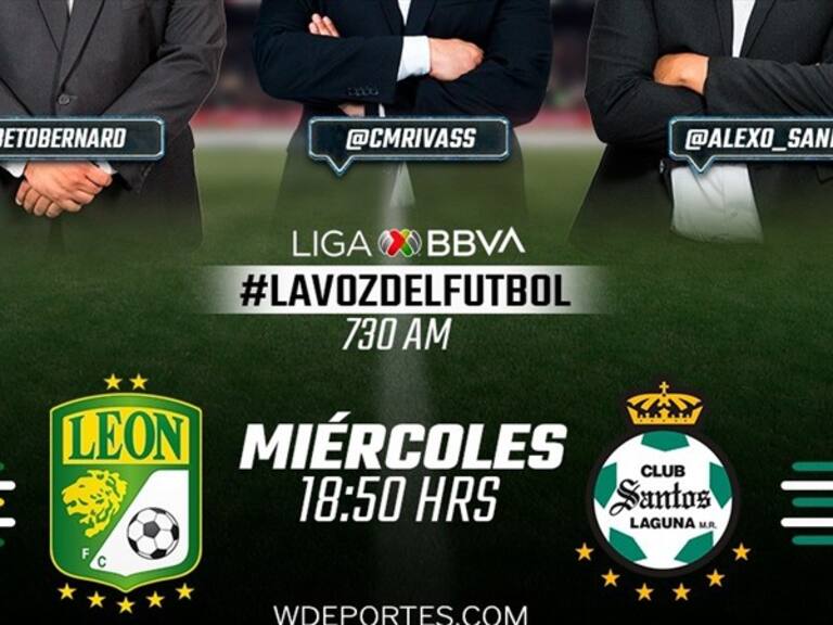 León vs Santos Laguna en vivo y en directo . Foto: W Deportes