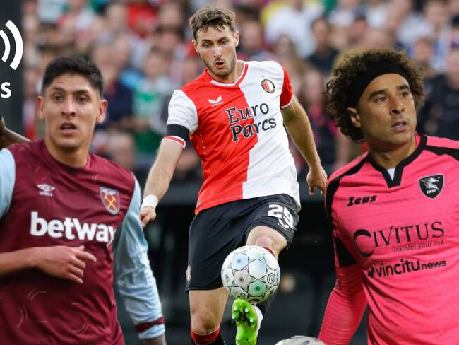 Santi Giménez marcó gol con Feyenoord; Edson Álvarez titular con West Ham dentro de la actividad de futbolistas mexicanos en el futbol europeo