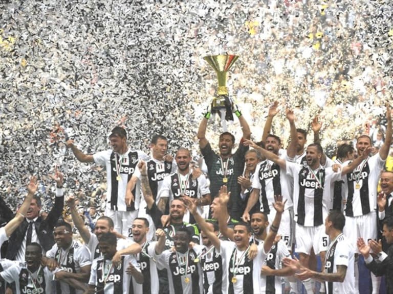 Juventus se coronó en la Serie A . Foto: Getty Images