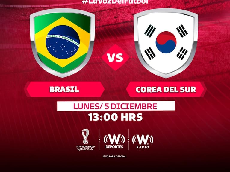 Brasil vs Corea del Sur, en vivo