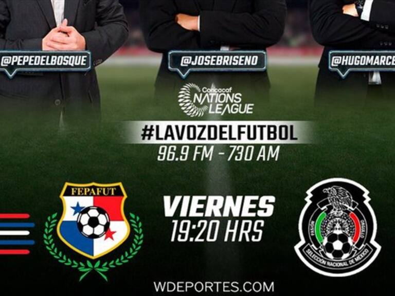 Panamá vs México. Foto: