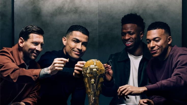 LEGO lanza sets de Messi, Cristiano, Mbappé y Vinicius Jr. por el Mundial 2026: Así puedes comprarlos, precios y cuándo estarán a la venta