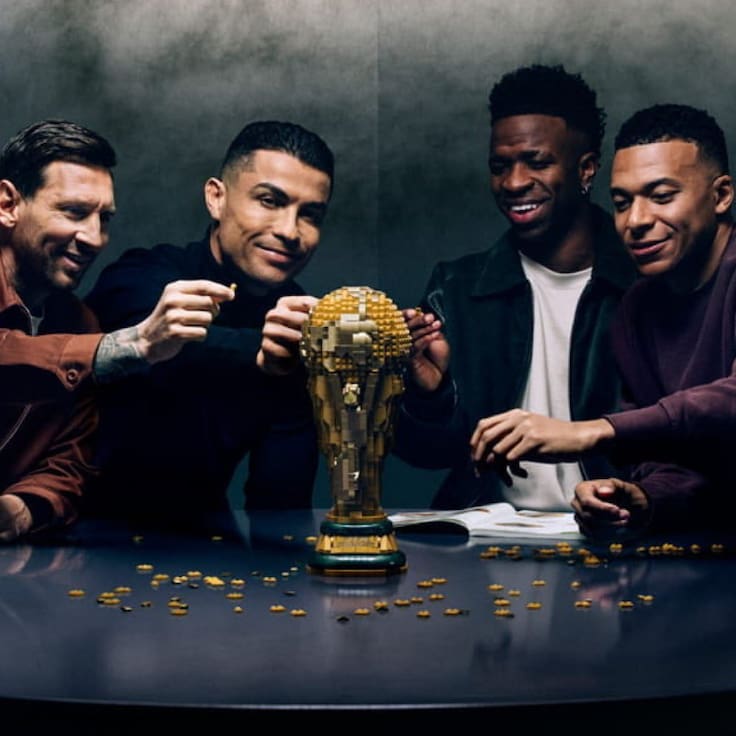LEGO lanza sets de Messi, Cristiano, Mbappé y Vinicius Jr. por el Mundial 2026: Así puedes comprarlos, precios y cuándo estarán a la venta