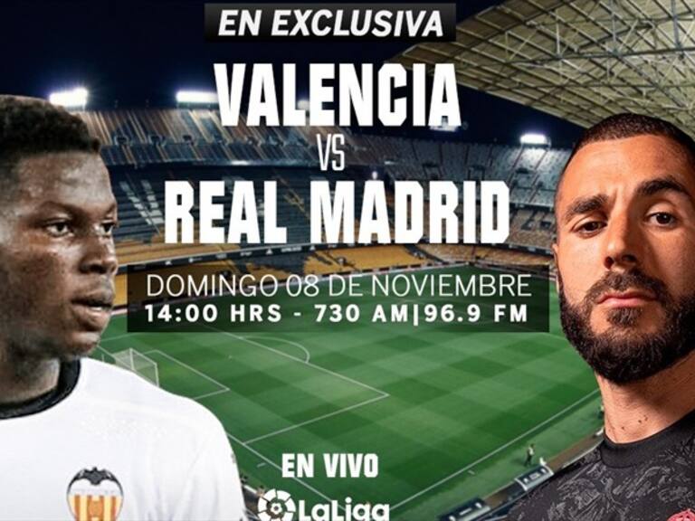 Valencia Real Madrid. Foto: W Deportes