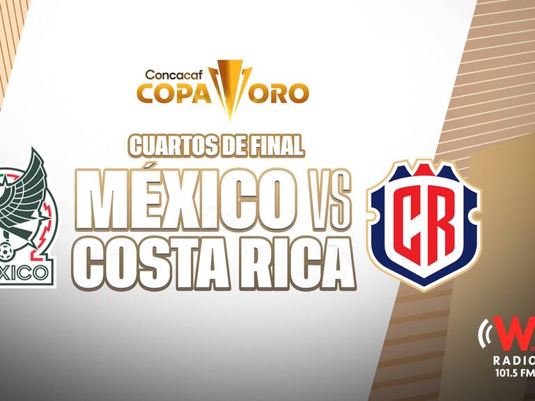 México vs Costa Rica en vivo por W DEPORTES