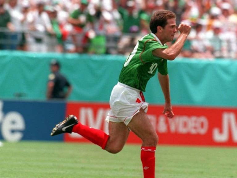Luis García en un partido del Mundial de 1994. Foto: Getty Images