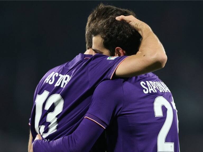 Ricardo Sapponara y Davide Astori . Foto: Getty Images
