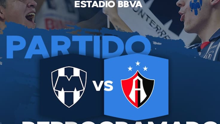 Rayados anuncia cambio de fecha para el juego contra Atlas de la Jornada 3