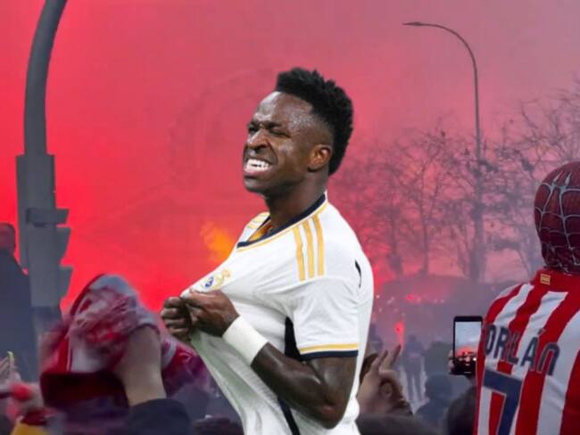 Afición del Atlético de Madrid reitera su racismo y corea canticos “Vinicius, chimpancé” en el Metropolitano