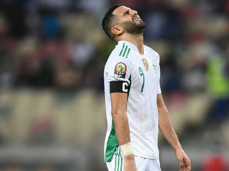Ni Mahrez pudo ayudar a su selección a evitar el fracaso. Foto: gett