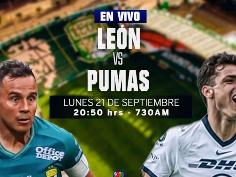 León vs Pumas. Foto: Wdeportes