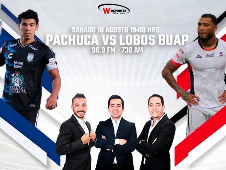 Pachuca vs Lobos. Foto: W Deportes