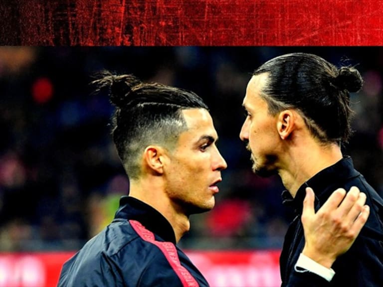 Cristiano Ronaldo y Zlatan Ibrahimovic. Foto: Getty Images