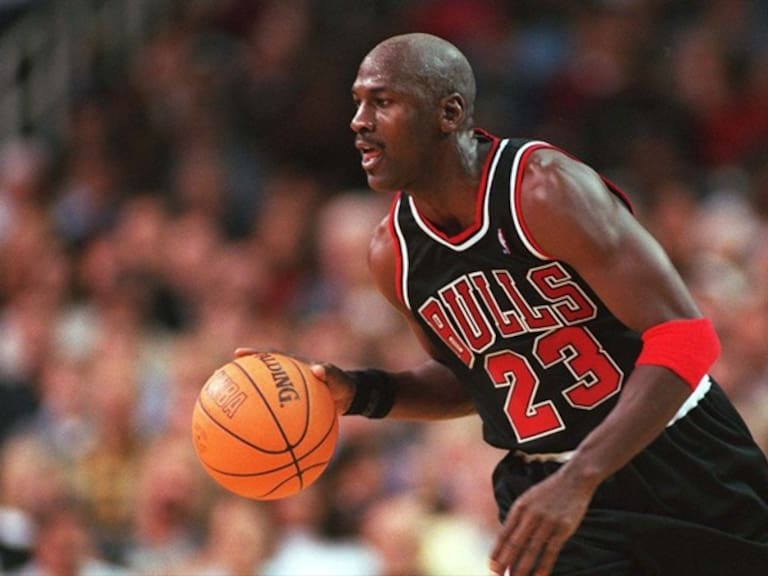 Michael Jordan con los Toros de Chicago . Foto: