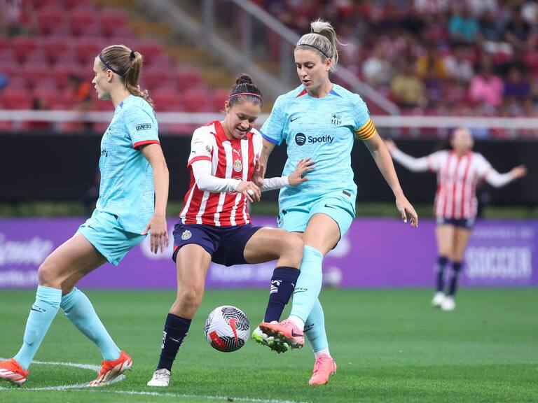 Chivas Femenil fue goleado por el Barcelona en duelo amistoso
