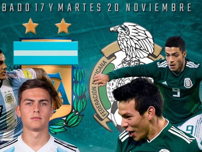 México vs Argentina. Foto: W Deportes