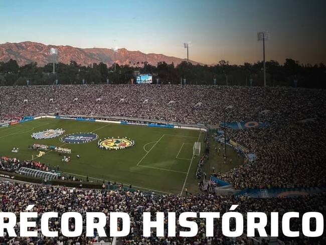 América y Chivas, con cifra histórica en el deporte de Estados Unidos con su entradón en el Rose Bowl