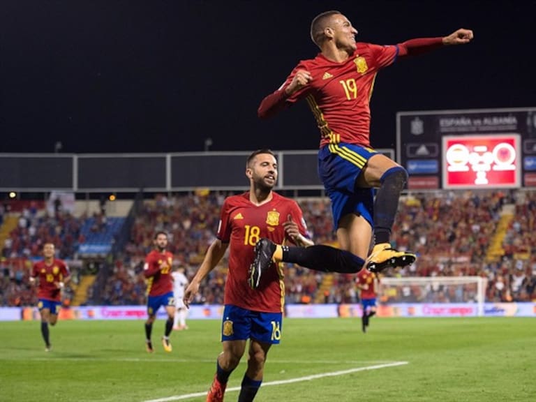 España vs Albania Eliminatorias de Rusia 2018. Foto: Getty Images