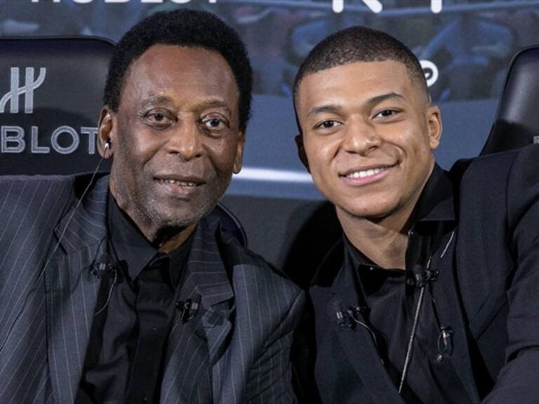 Pelé y Mbappé. Foto: Getty Images