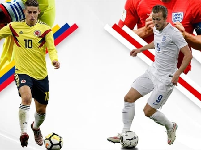 Escucha en vivo Colombia vs Inglaterra