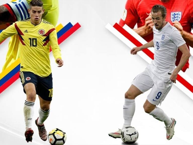 Colombia vs Inglaterra. Foto: W Deportes