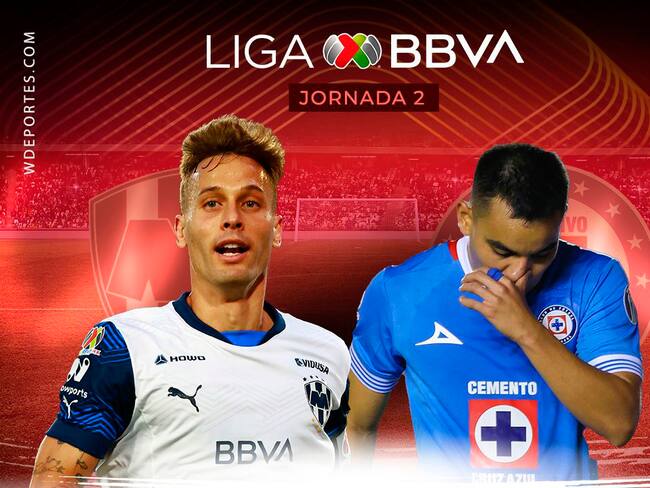 Monterrey vs Cruz Azul: EN VIVO, a qué hora y dónde ver el juego, Jornada 2 Liga MX