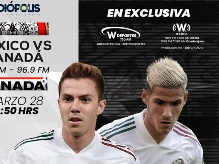 México vs Canadá . Foto: Wdeportes