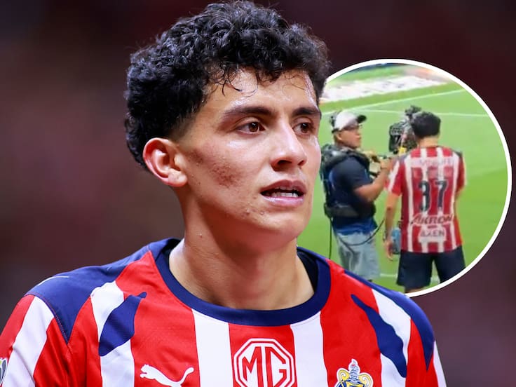 Richard Ledezma reclama a camarógrafo tras Chivas vs Pumas en Estadio Akron: VIDEO