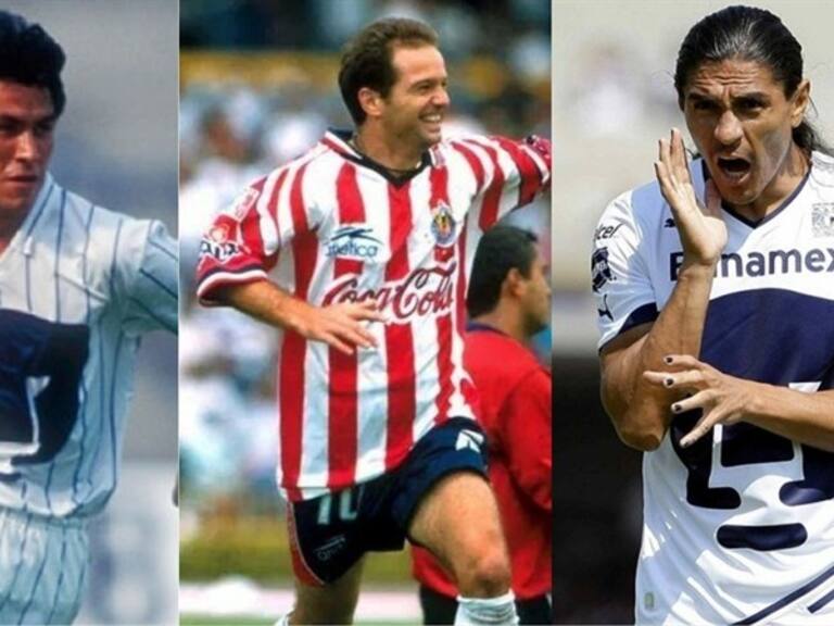Los 5 futbolistas que han vestido la playera de Pumas y Chivas . Foto: W Deportes