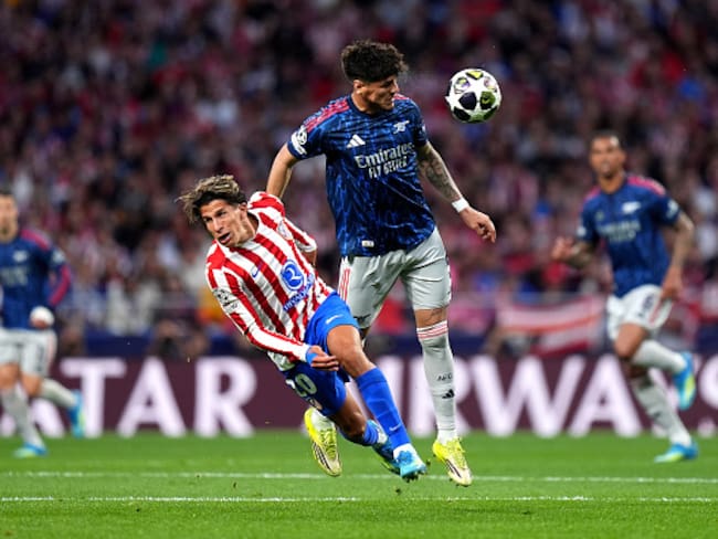 Atlético de Madrid y Arsenal empatan en Champions: Julián Álvarez y Gyökeres sentencian la ida