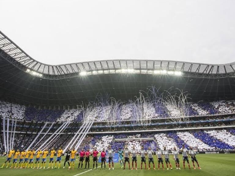 Estadio de Monterrey en el Clásico Regio 112. Foto: Getty